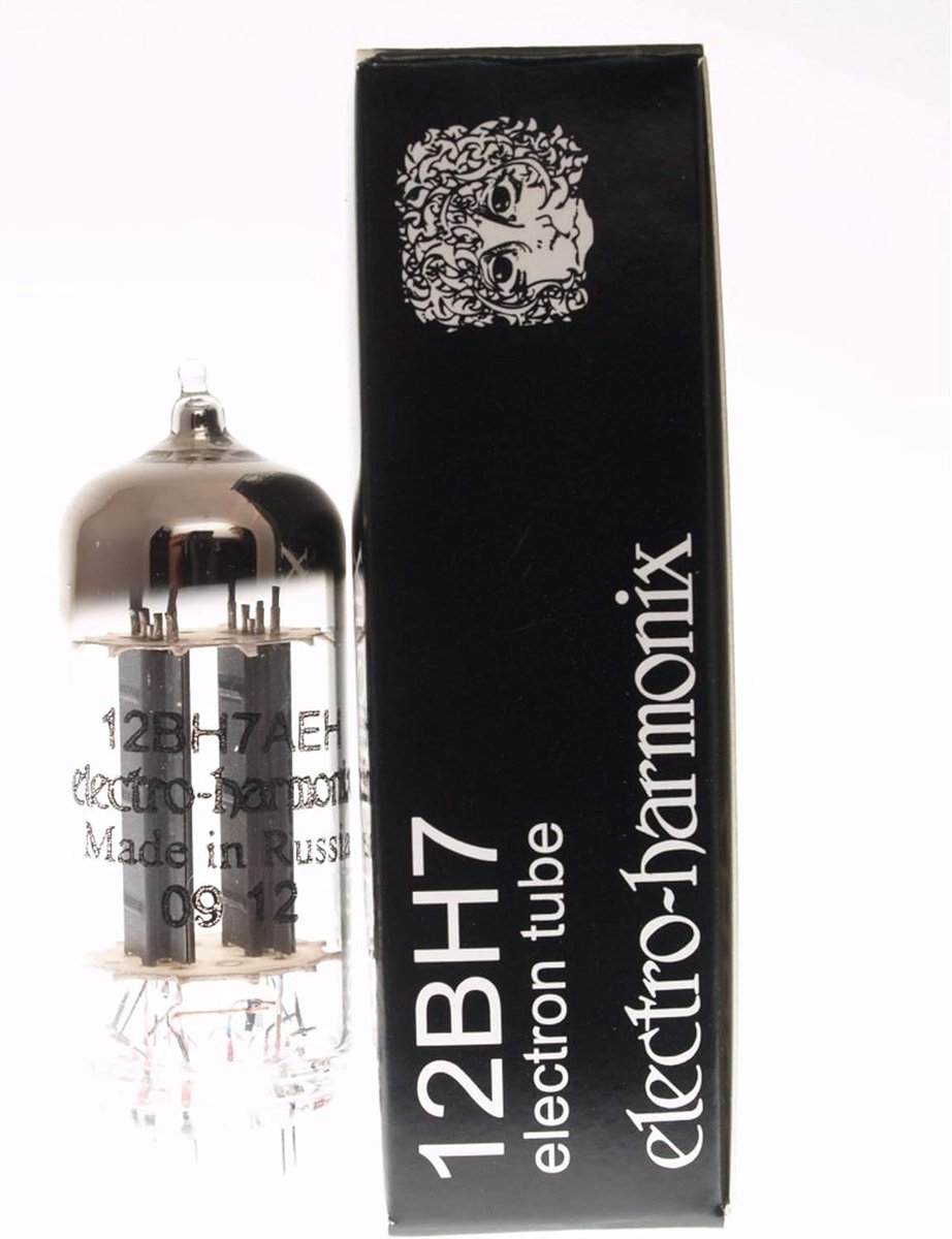 Voorversterker Buis - Vacuümbuis Triode - Muziekinstallatie Onderhoud - Versterkte Glazen Omhulsel - 8.89 cm Hoog - Transparant