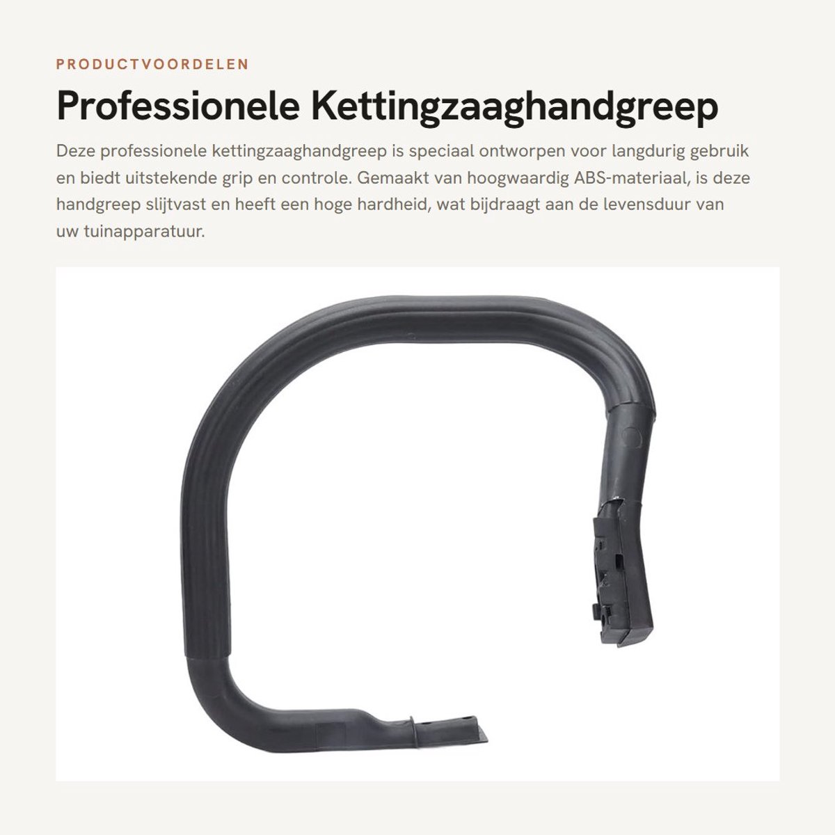 Dailygoods- Kettingzaaghandgreep Professioneel - Vervangend Onderdeel - Tuinaccessoires - Hoogwaardig ABS - Eenvoudig te Installeren - Slijtvast Materiaal - Kettingzaag
