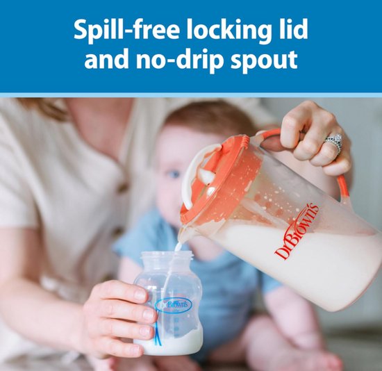 Dr. Brown's Baby Formula Mengkan - BPA-vrij, 1L, Zwart van Dr. Brown's — afbeelding 3