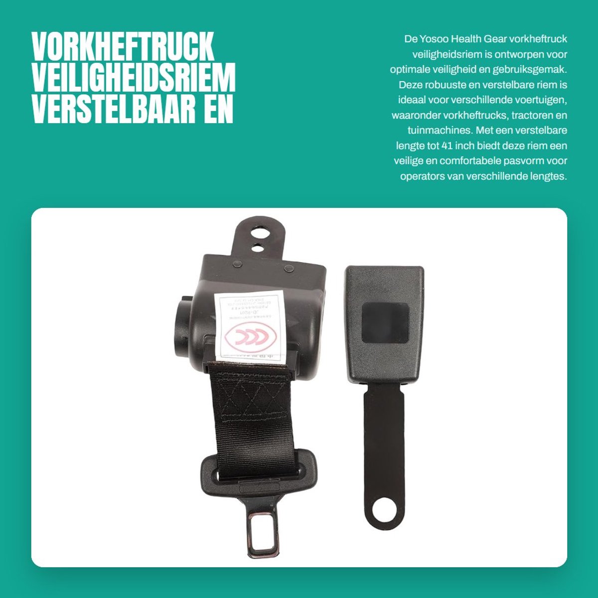 Dailygoods- Veiligheidsgordel Verlenging Auto - Veiligheidsriem Hond Auto - Verstelbare Veiligheidsgordel - Duurzaam ABS Materiaal - Eenvoudige Installatie - Tot 41 Inch Instelbaar