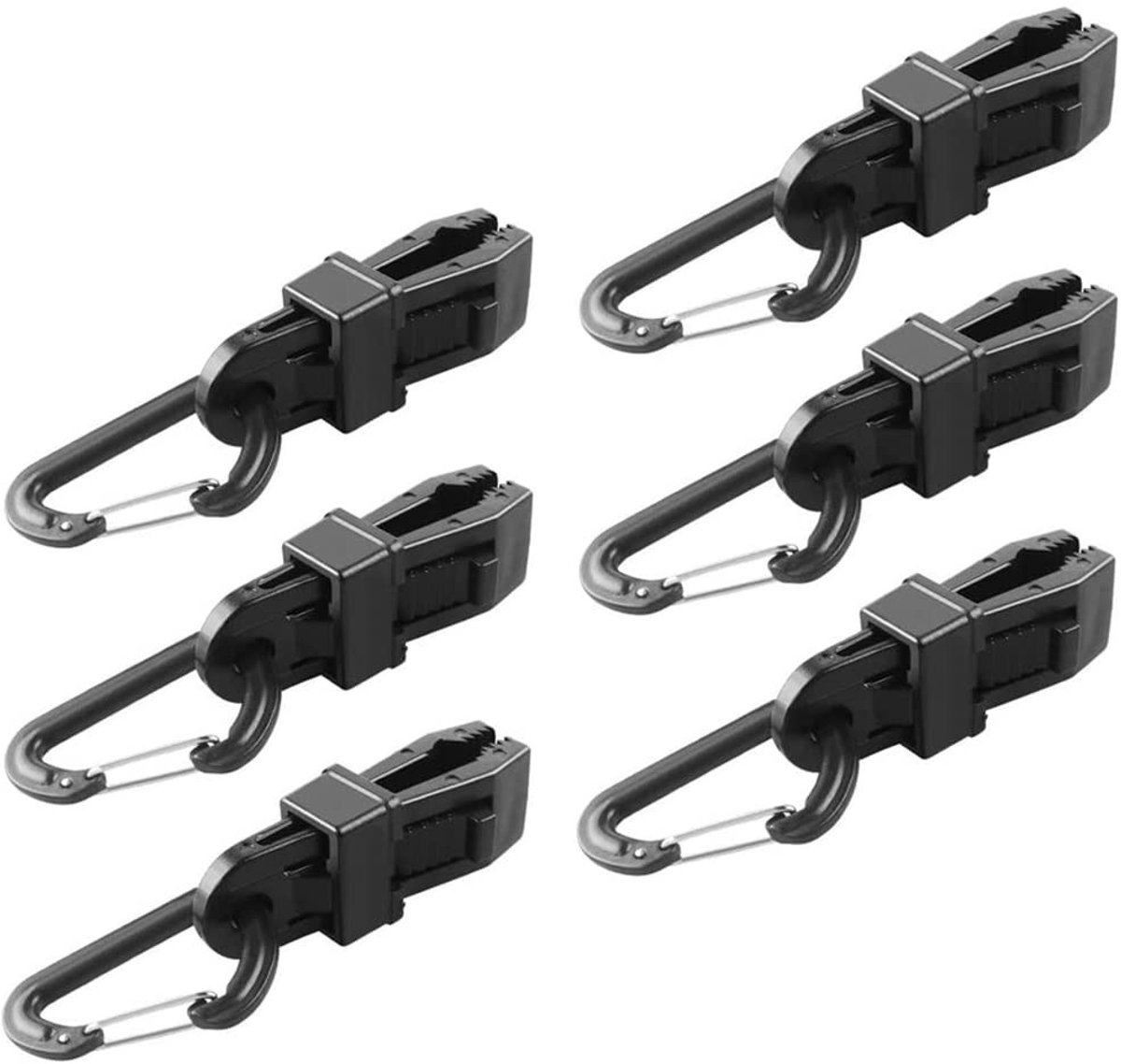 Dailygoods - Set van 6 Grote Tarp Clips voor Outdoor Activiteiten