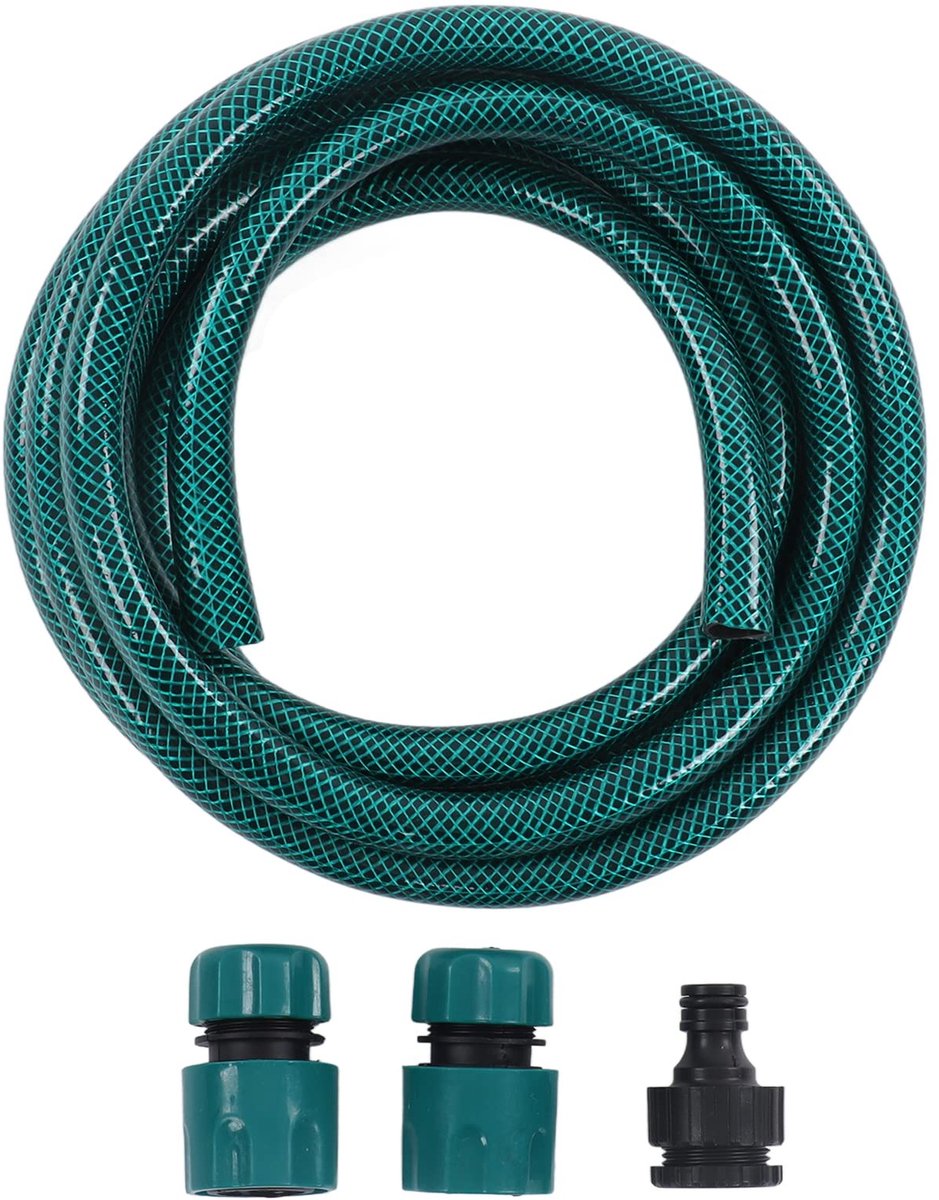 Dailygoods- Tuinslang 3 Meter - Flexibele Tuinslang - Duurzaam PVC - Irrigatiepijp - Waterpijp voor Tuin - Bestand tegen Hitte - Tuinpijp