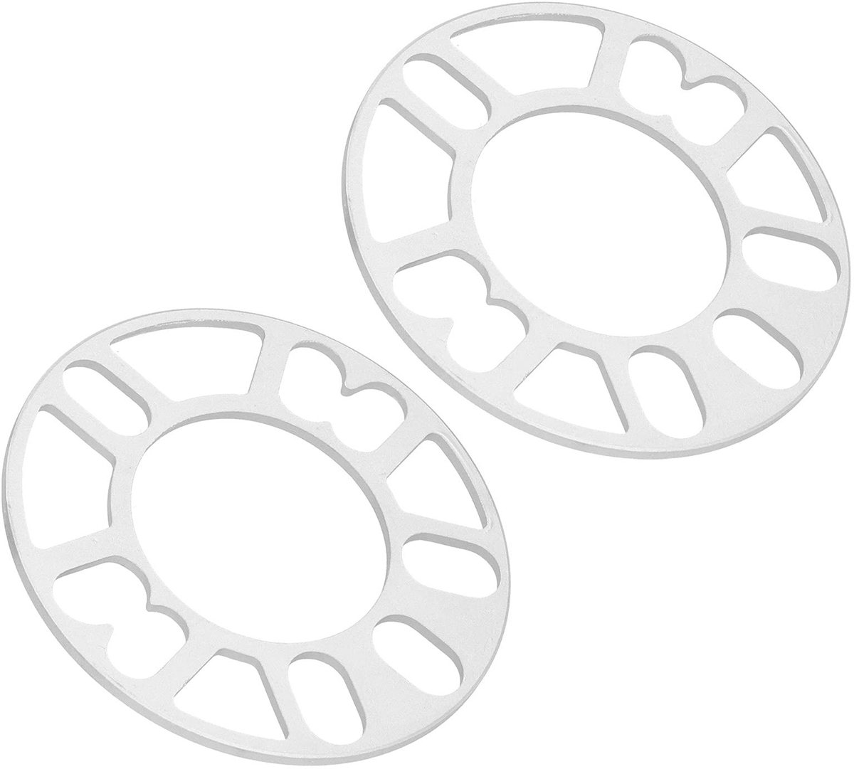 Dailygoods- Wielspacers Aluminium - 2 Stuks - 5 mm Dikte - 78 mm Binnen Diameter - 150 mm Buiten Diameter - Universeel Toepasbaar - Wielafstand