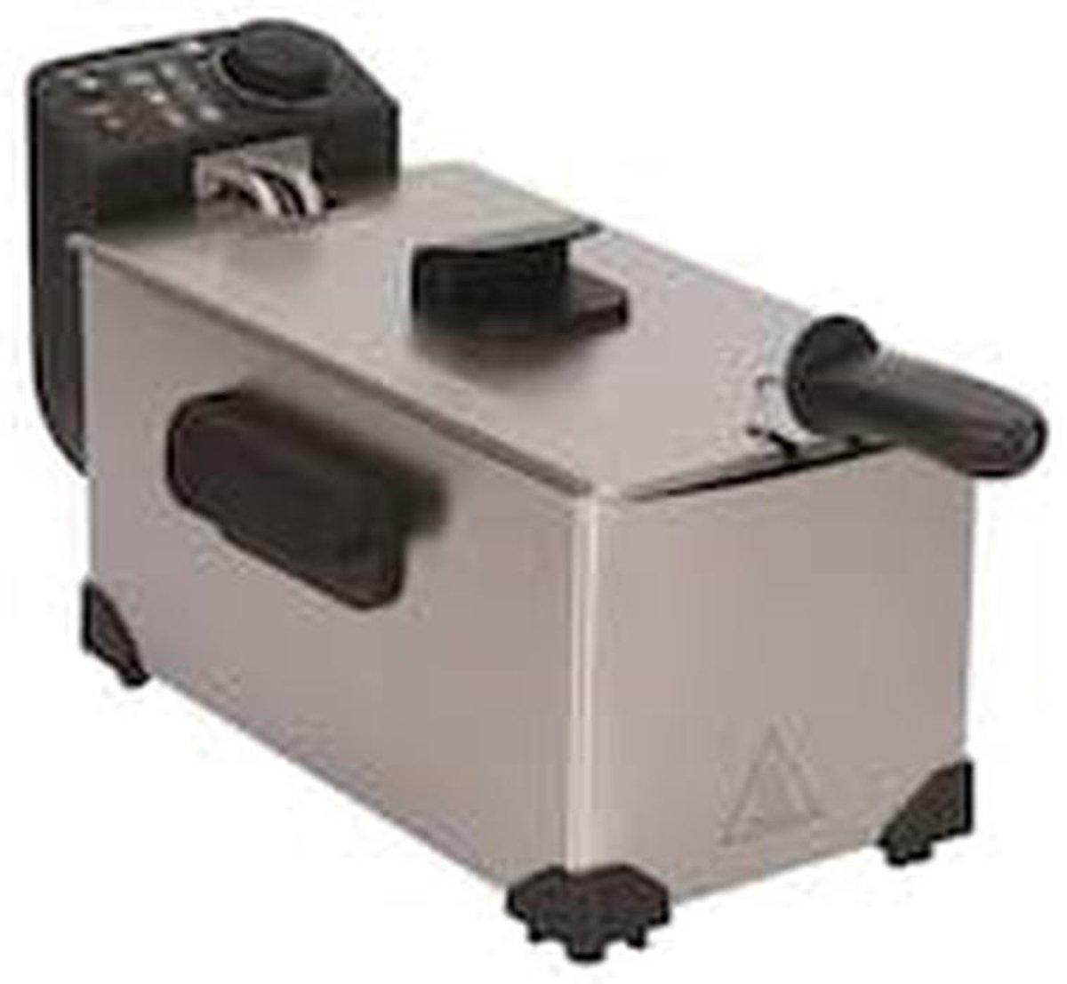 Friteuse - Frituurpan - Lekker Frituren - Afneembare Tank - 3 L - Zilver