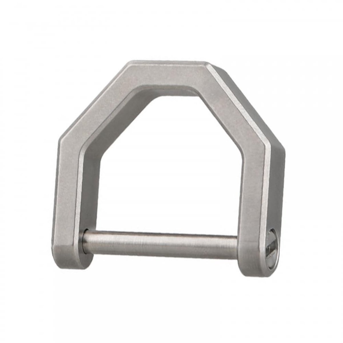 Dailygoods- D-ring titanium - accessoires voor sleutelhangers - ultralicht - sterk/durzaam - corrosiebestendig - precisiebewerking CNC - Sleutelhanger
