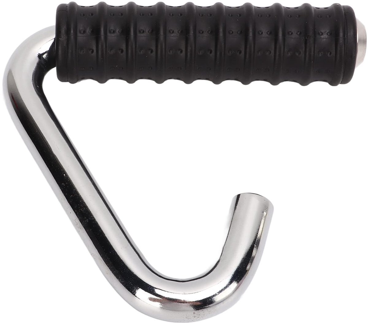 Dailygoods- Fitnesshandle C-Vorm - Rubber Handvat - Sterk Ijzer - Ergonomisch Ontwerp - Duurzaam - Verbeter Workout - Fitnesshandvat