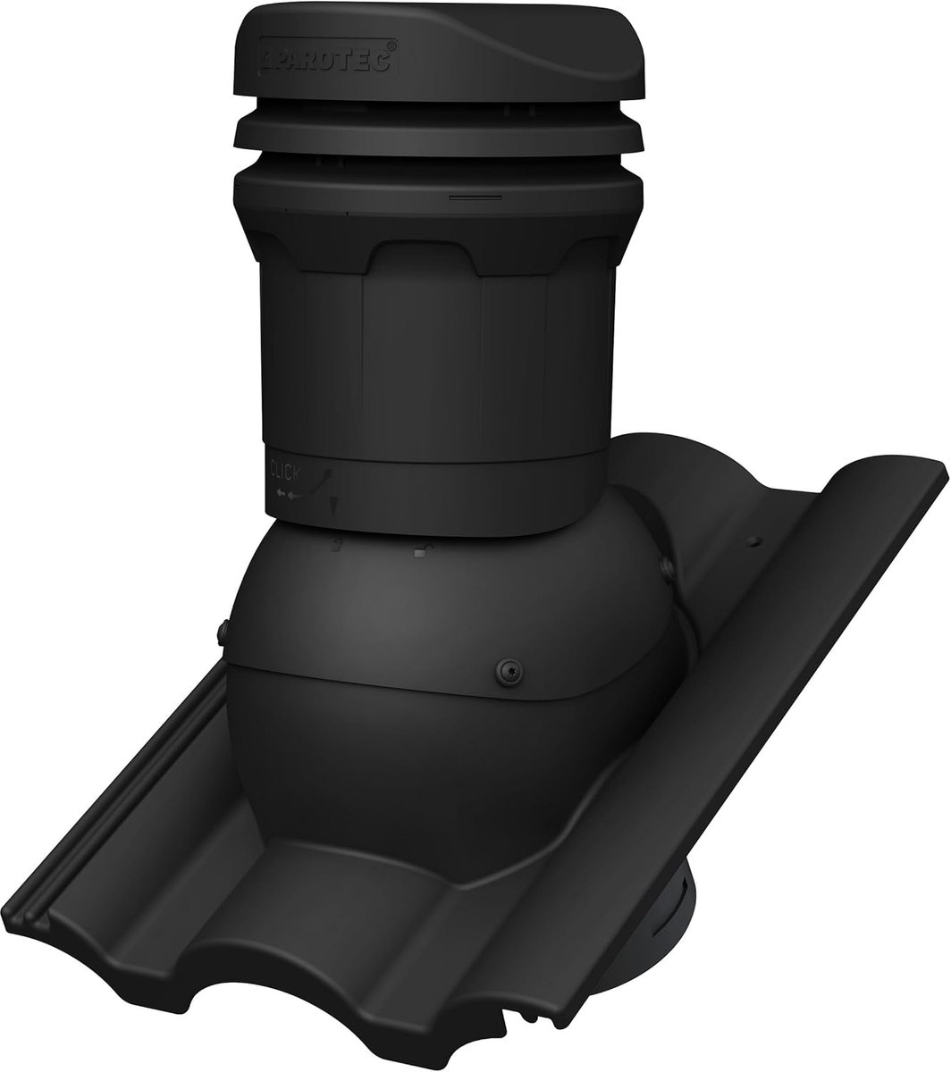 Ventilatiepijp Laag 325 mm voor Dakdoorvoer DN125 - Geschikt voor Braas/Taunus Dakpannen
