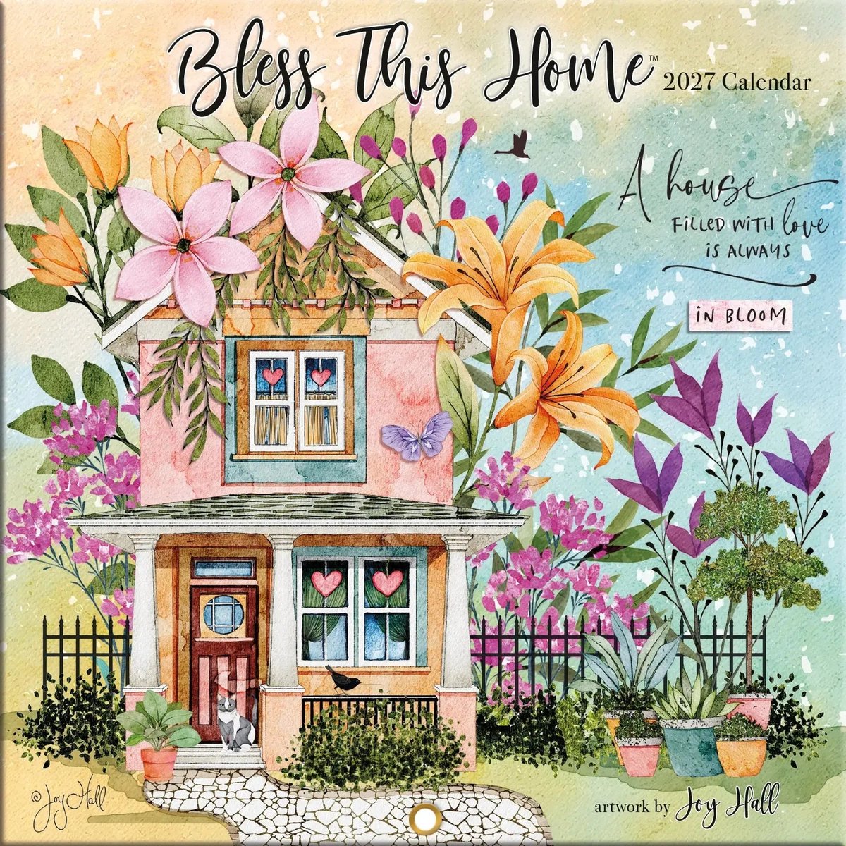 Bless This Home Mini Kalender 2027 (17,5 cm x 35 cm)