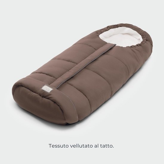 Voetenzak Kinderwagen - Baby Slaapzak - Warmte en comfort - Verstelbare capuchon - 100 cm - Beige — afbeelding 2
