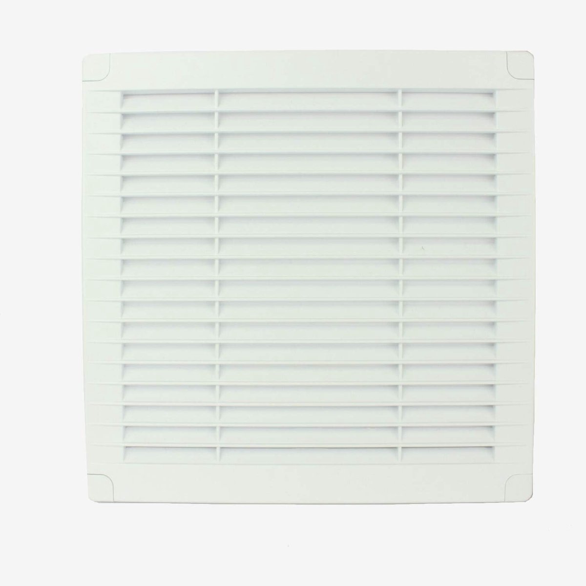Ventilatierooster - Lamellenrooster - Ventilatie Afsluiten - Verborgen Montage - 200 x 200 mm - Wit