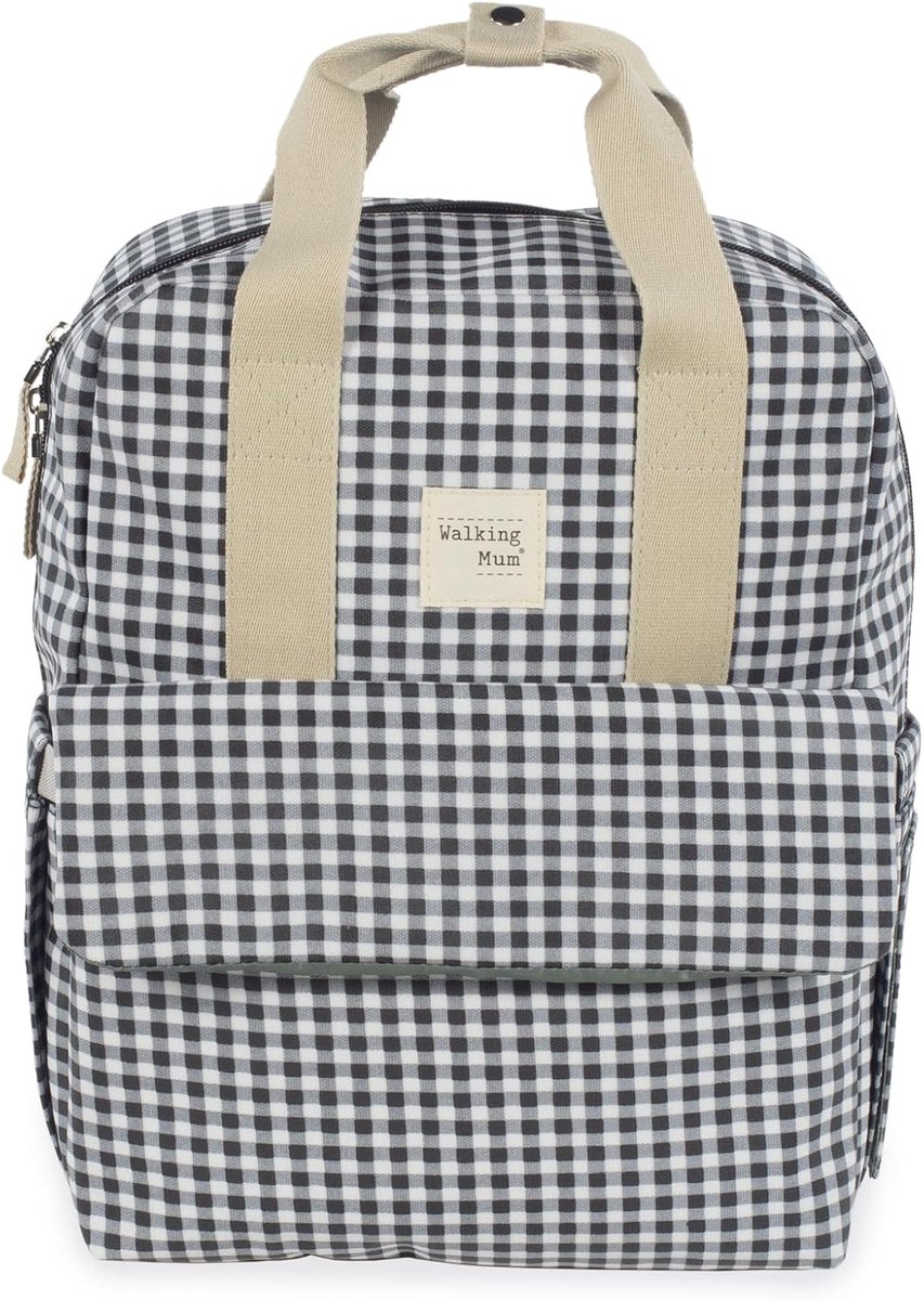 Luiertas Kinderwagen - Moederrugzak - Baby Verzorgen - Veelzijdige Draagopties - 37 x 28 x 12 cm - Zwart