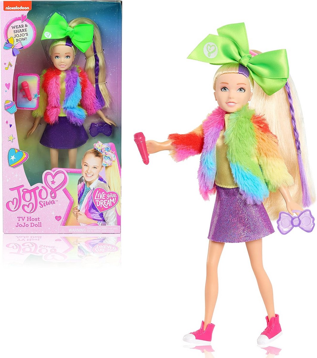 Mode Pop - Kinder Speelgoed - Verbeelding Spelen - Met Accessoires - 25 cm - Roze Paars