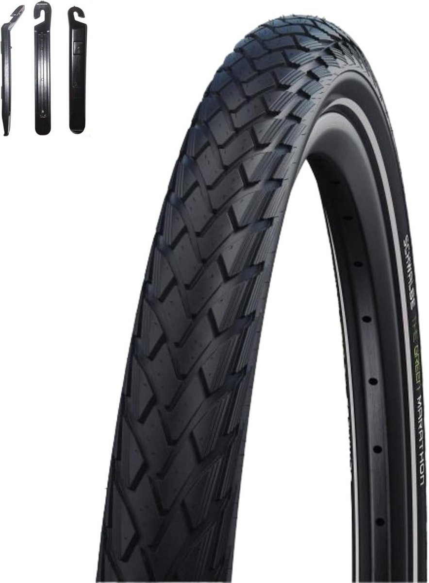Fietsband - Buitenband - Veilig Fietsen - Pechbescherming - 28 inch - Zwart