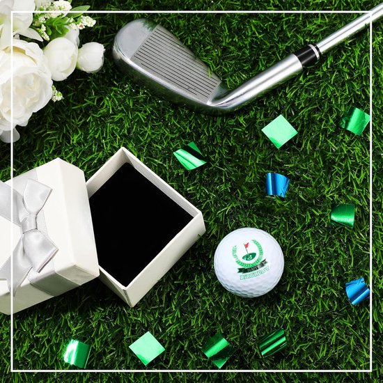 Golfbal Cadeau - Verjaardag Present - Sporten - Grappig Ontwerp - 4.26 cm - Groen Wit — afbeelding 2