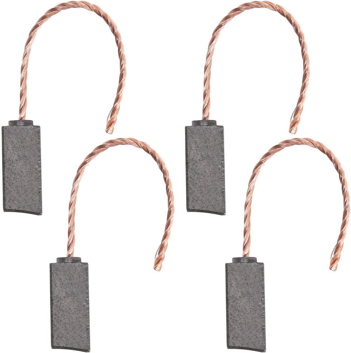 Dailygoods- Borstels Vervanging - 2 Stuks - 15.4 x 6.4 x 4.6 mm - Geschikt voor VALEO PX602/PX60 - Duurzaam Carbon/Koper - Ideaal voor Alternator - Carbonborstels