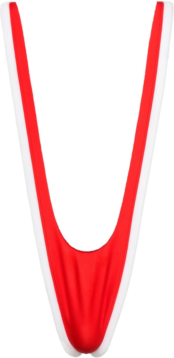 Dailygoods- Herenbadpak Grappig - Mankini - Hoog gesneden Herenslip - Eenheidsmaat - 95% Polyester - 5% Elastaan - Perfect voor Feestjes - Zwemslip