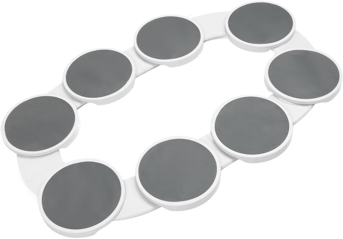 Dailygoods- Draaitafel 360 Graden Draaibaar - Draaitafelrek - Uitbreidbaar voor Rechthoekige Tafels - Keukenaanrecht - Eenvoudige Montage
