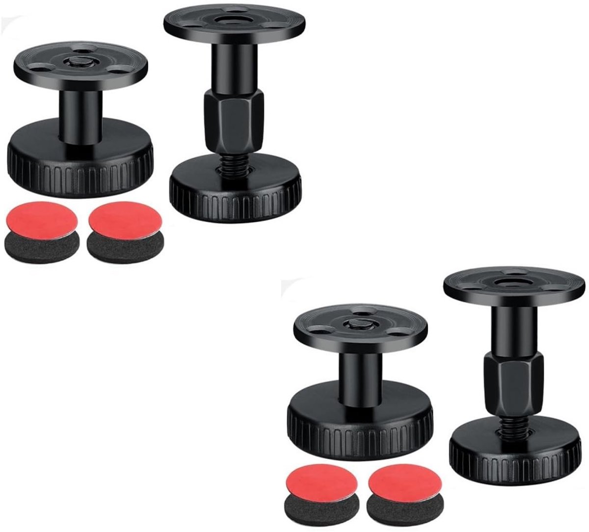 Dailygoods- Hoofdbordstopper verstelbaar - 4 stuks - Antischok gereedschap - Bedstabilisator - Geluidsisolatie - Duurzaam materiaal