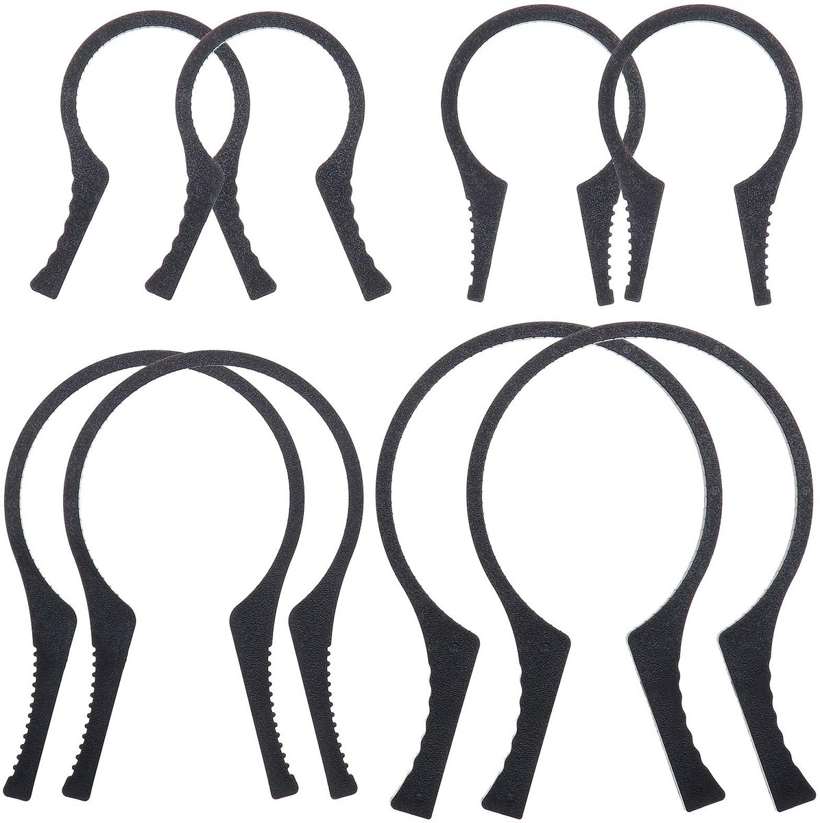 Dailygoods- Filterwrench Set - 8 Stuks - Geschikt voor 37-46mm/49-58mm/62-77mm/82-95mm - Duurzaam - Lichtgewicht - Comfortabele Grip - Lensfilter