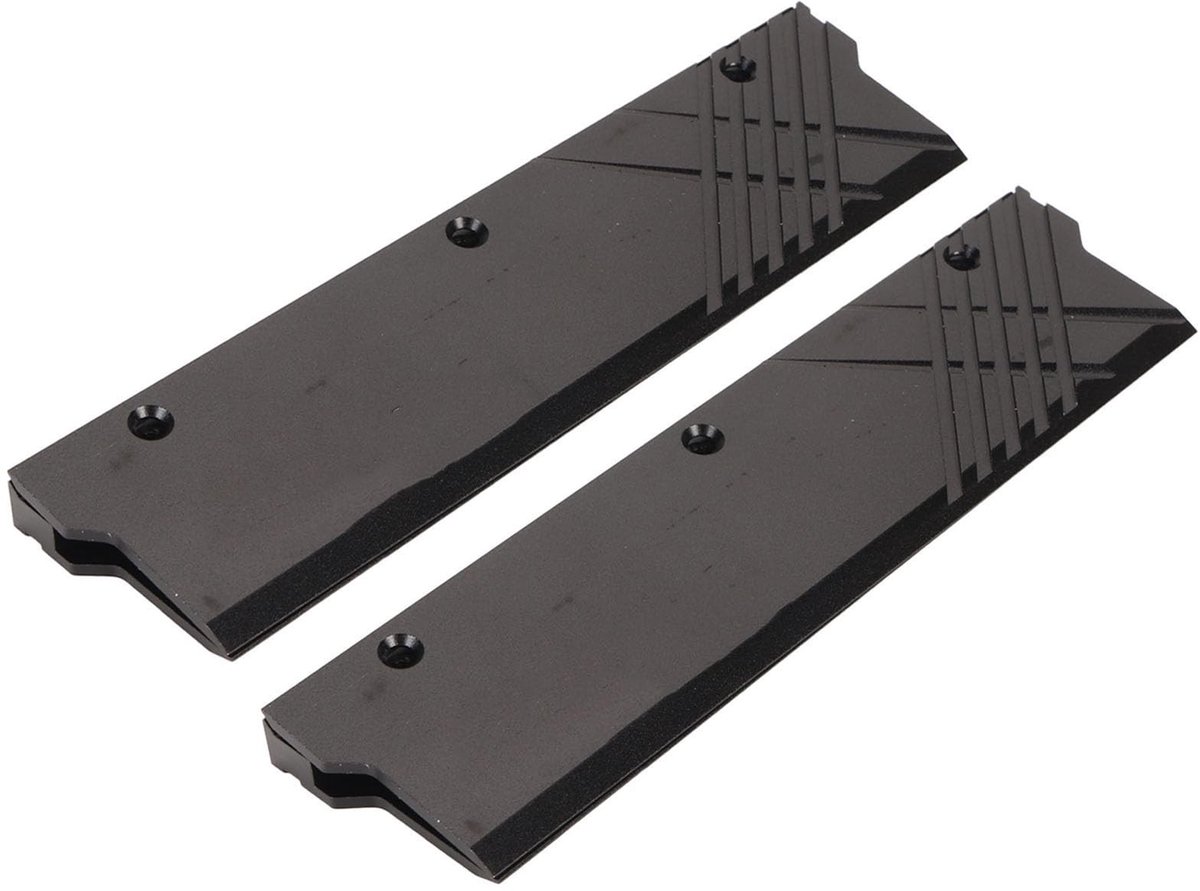 Dailygoods- Geheugenkoellichaam Aluminium - Universele DDR5 Koellichaam - Warmtedissipatie Tape - Computer Waterkoeling Accessoires - Eenvoudige Installatie - Afmetingen 134 x 34 x 8 mm - Geheugenkoeler