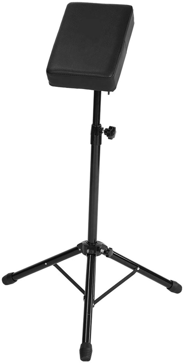 Dailygoods- Armsteun Hoogte Verstelbaar - Tattoo/Beensteunkussen - Zacht/Kunstleer - Professioneel - Robuust Metaal - Comfortabel Kussen