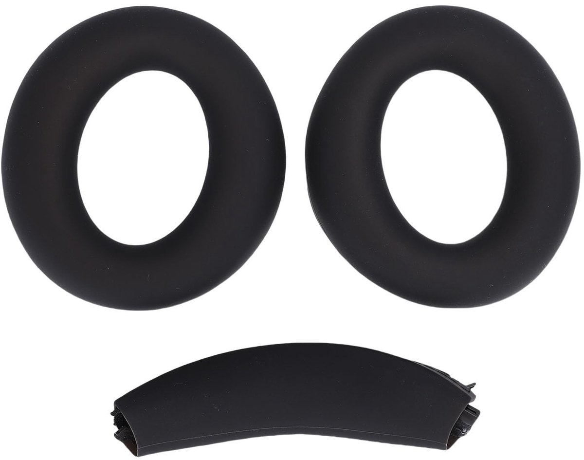 Dailygoods- Oorkussens Vervangingsset voor Hoofdtelefoon - Siliconen Hoofdband - Eenvoudig te Gebruiken - Herstelset voor Versleten Onderdelen - Uitgebreide Bescherming