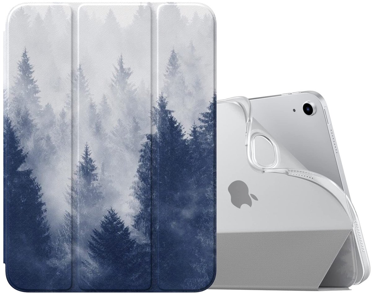 Dailygoods - iPad 10e Generatie Hoes - Beschermende Slimme Case - Grijs - TPU Achterkant - Auto Wake/Sleep - Optimale Bescherming - 10.9 inch