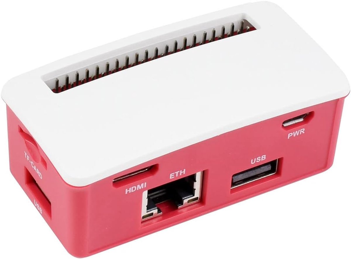 Hub Box - Ethernet USB - Apparaat Uitbreiden - Speciaal Ontworpen - 4 Poorten - Wit Rood