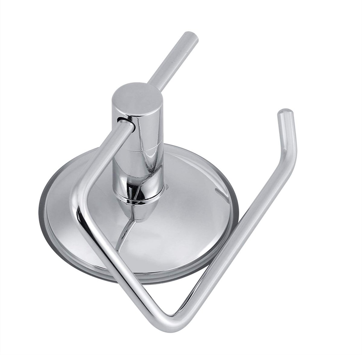 Dailygoods- Toiletpapierhouder RVS - Zuignap - Wandmontage - Tissuehouder - Dispenser - Badkamer/Keuken