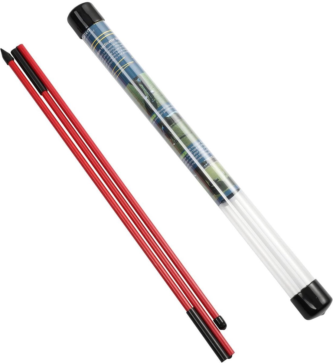 Dailygoods- Uitlijning Stick 48 Inch - Opvouwbare Uitlijningsstaven - Golf Training Aid - Houdingscorrector - Richten/Putten - Ideaal voor Binnen/Buiten - Golfstokken