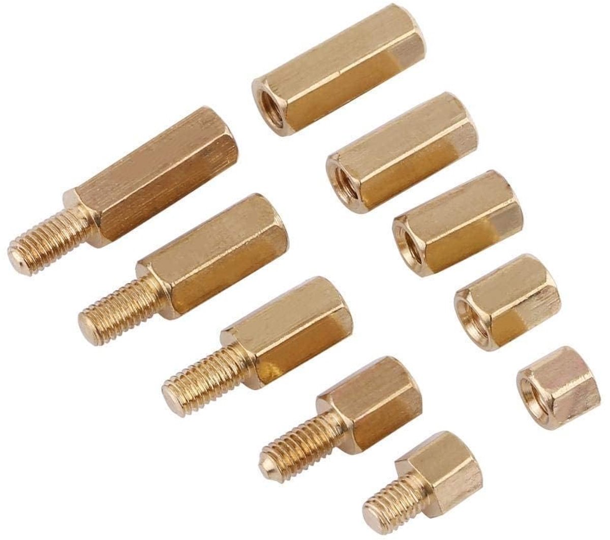 Dailygoods - 300 Stuks M3 Moer en Schroef Spacer Set
