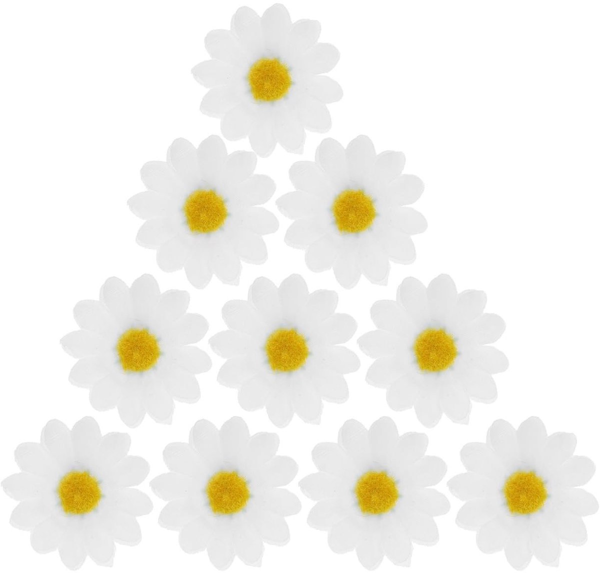 Dailygoods- Haarspelden 10 Stuks - Madeliefjes/Zonnebloemen - Bloemen Haaraccessoires - Haarspelden Meisjes - Feestaccessoire - Metaallegering Klem