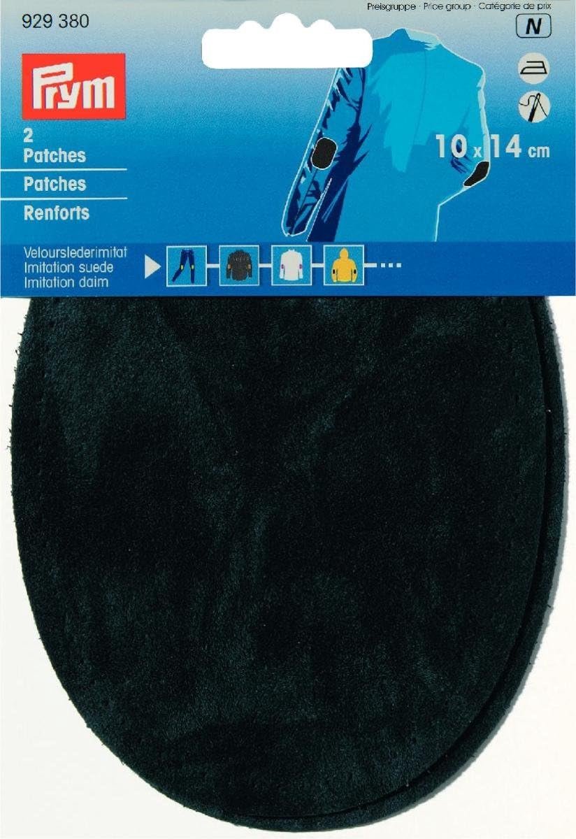 Verstevigingen Kunstleer - Strijkpleisters Ovalen - Kleding Repareren - Thermo-adhesief - 14 x 10 cm - Groen