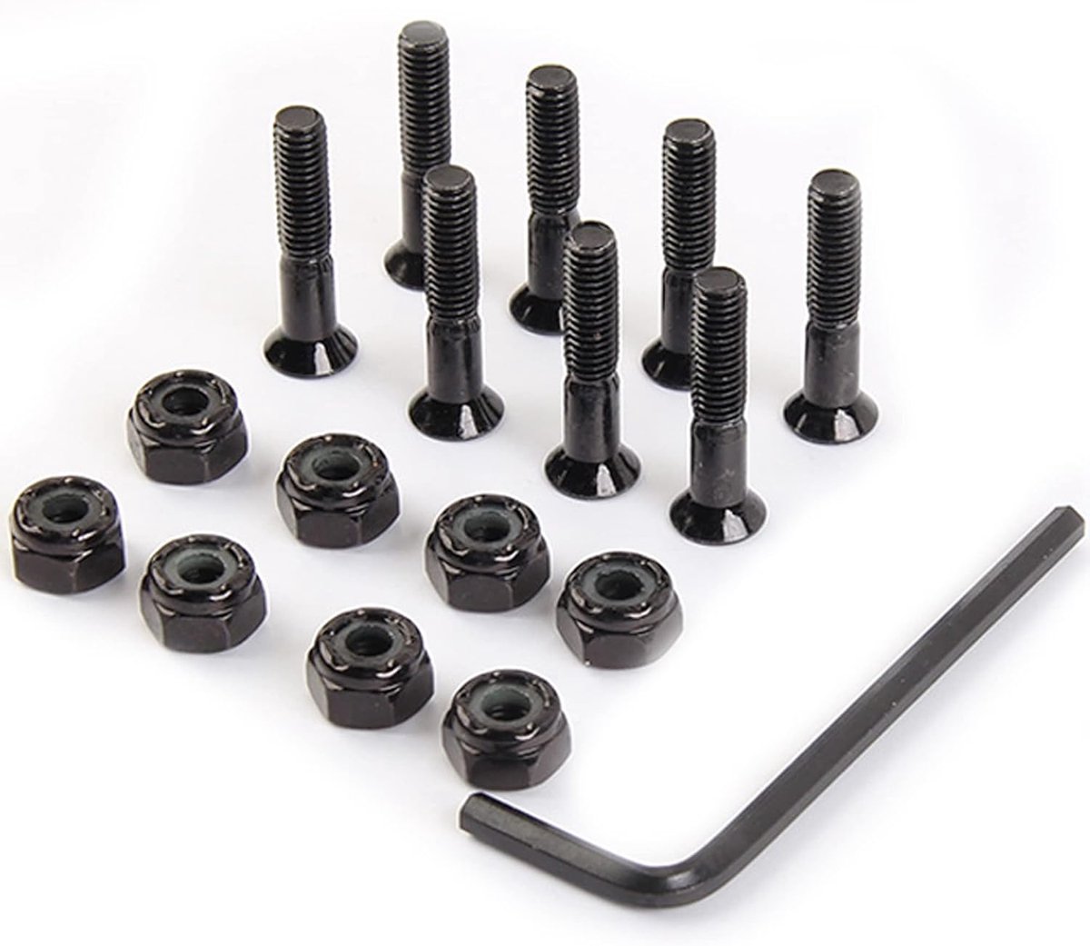 Skateboard Bouten Set Hardware Reparatie Kit Skateboard Onderhoud Roestbestendig Koolstofstaal 50 mm