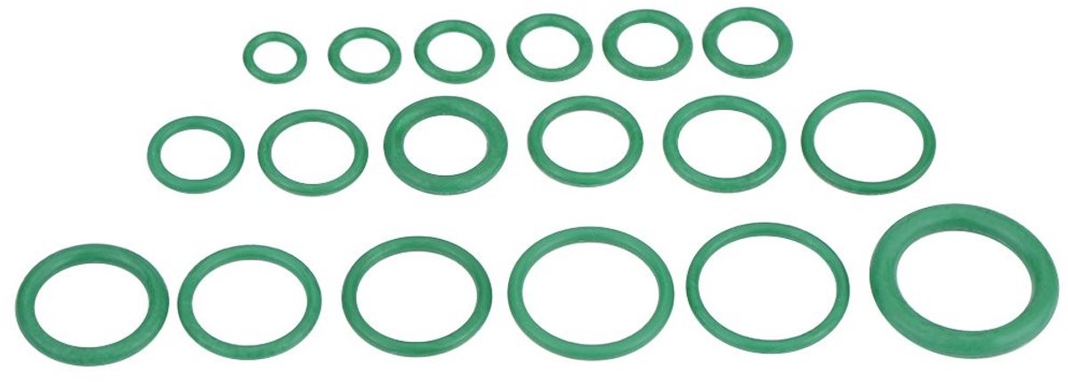 Dailygoods- O-ring Afdichtingsset 270 Stuks - Rubber Afdichtingen - Hoge Kwaliteit Nitril - Geschikt voor Auto-Airconditioning - Weerstand tegen Hoge Temperatuur - Diverse Maten