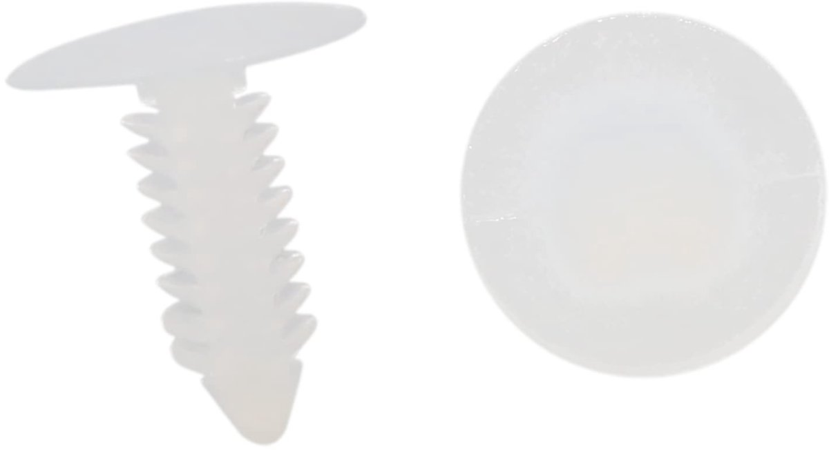 Dailygoods- Klinknagels 7 mm - Kunststof - 100 Stuks - Bevestigingen voor Auto's - Uitbreidingsklinkgereedschappen - Geschikt voor Bussen/Vrachtwagens - Bevestigingsmiddelen