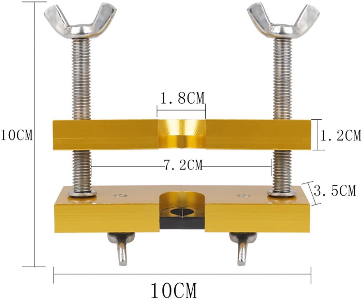 Dailygoods- Mondstukverwijderaar Professioneel - Trompet Mondstuktrekker - Aluminium - Verzinkt Stalen Handvat - Onderhouds Gereedschap - 10 x 11 cm
