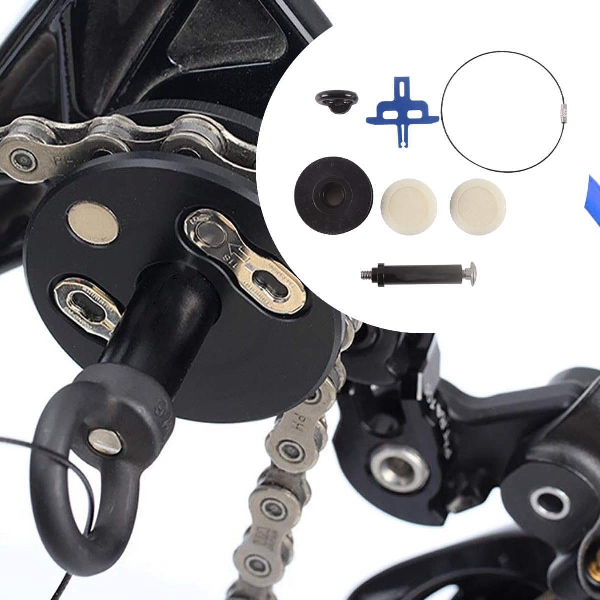 Dailygoods - 5 in 1 Fietskettinghouder en Gereedschaphouder