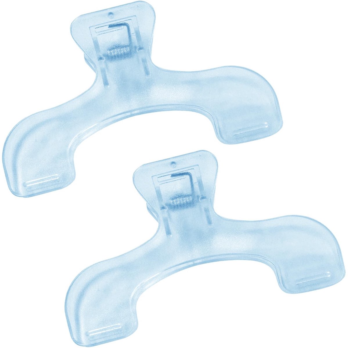 Dailygoods- Boekclip Sterk - 2 Stuks - Transparant - Pagina Houder - Multifunctioneel - Draagbaar - Stabiel Materiaal - Paginahouder
