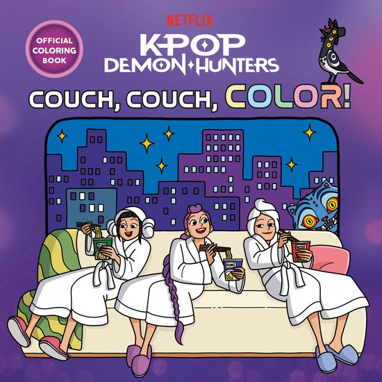 KPop Demon Hunters: Couch, Couch, Color! Official Coloring B ... - cover
