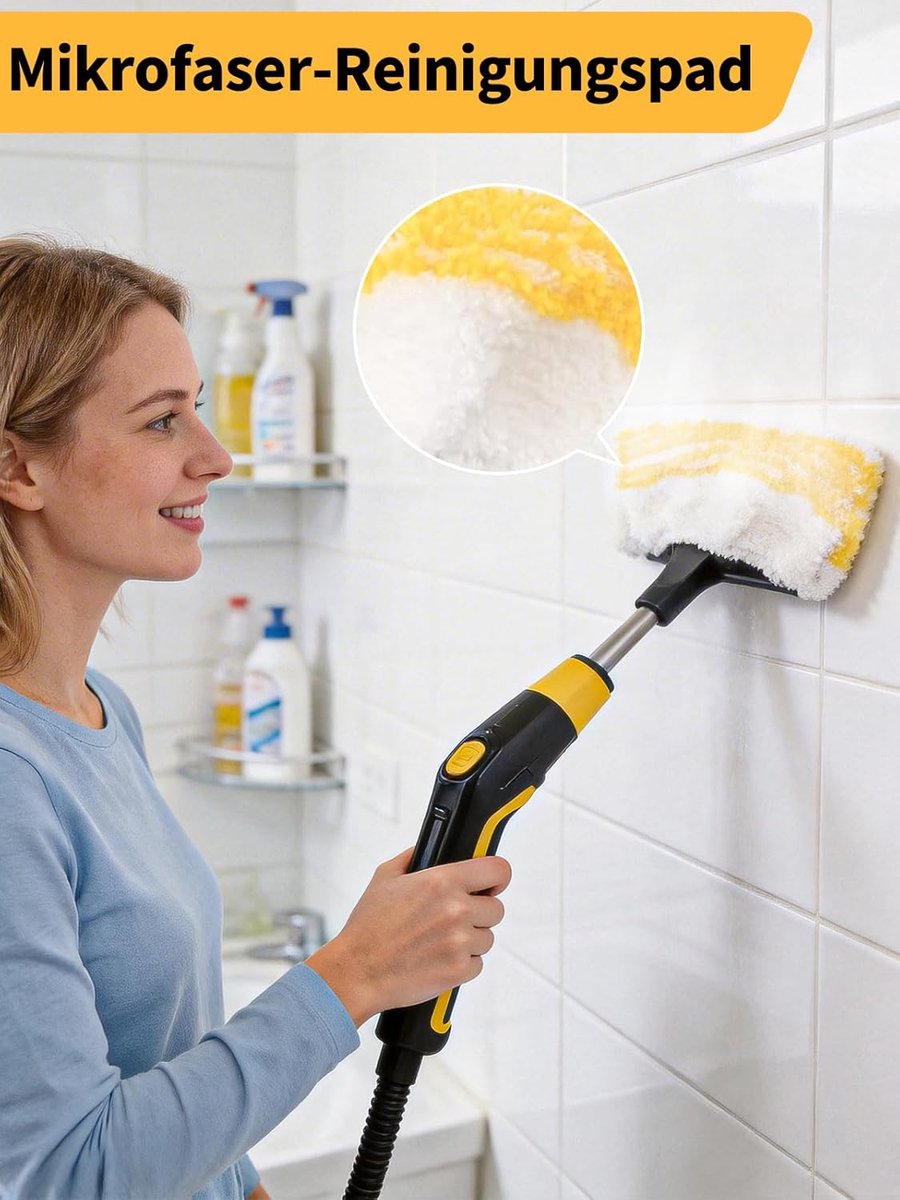 2 stuks Raamsproeier voor Kärcher stoomreiniger met microvezel doekset, raamafzetstuk, accessoires voor Kärcher SC1/SC2/SC3/SC4/SC5/CTK10/20 , reiniging van glas, ramen en spiegels – foto 7