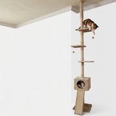 AZANO Kattentrap, set van 3, klimwand voor katten, kattenladder, muur [modern design van metaal], kattentrap, muur kattenladder, kattenmeubel om te klimmen, S, 16 x 12 cm, zwart vilt
