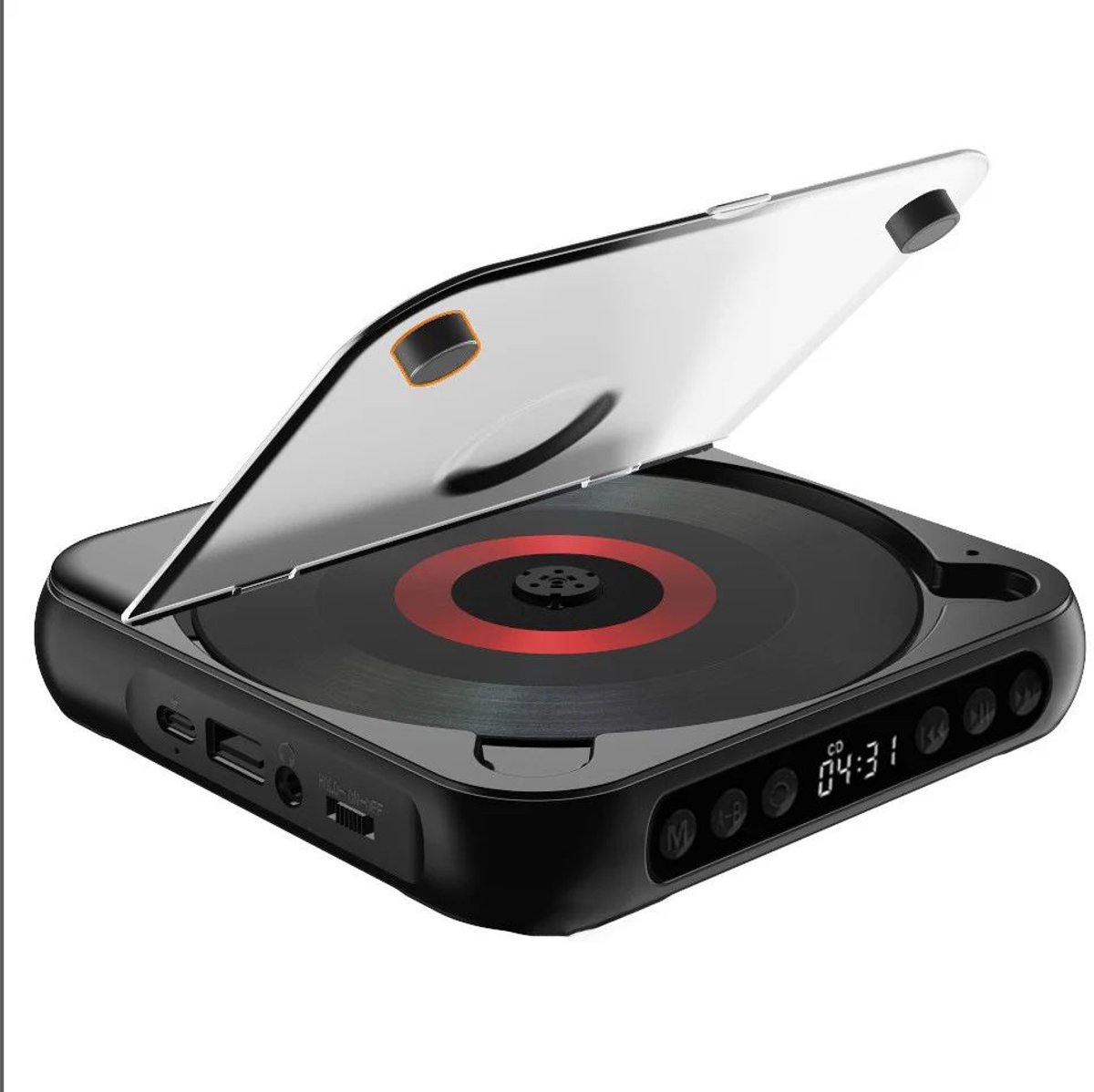 LeeuwenChoice® Draadloze CD Speler - Bluetooth - Draagbaar Klein Formaat - Afspelen Via Bluetooth, Aux Kabel, USB