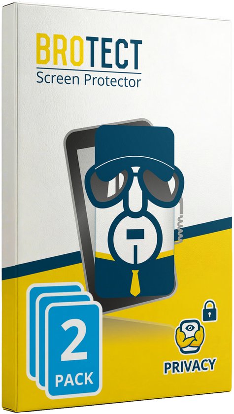 BROTECT - privacy screenprotector voor realme 8i - Folie Beschermfolie Blauwlichtfilter 2 Stuks