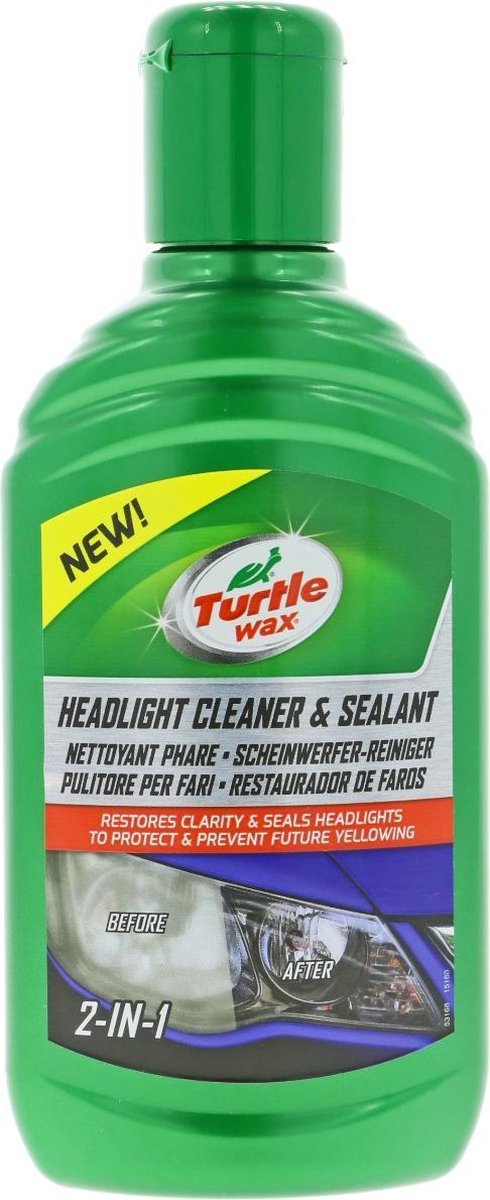 Turtle Wax Headlight Cleaner & Sealant - 300ml