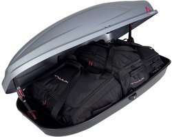 Koffer Tassen Set - Reistassen Dakbox - Reizen Optimaliseren - Speciaal Gevormd - 3 Stuks - Zwart
