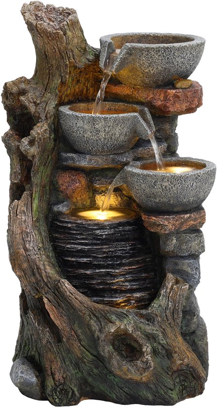 Bamboe Waterfontein Met Pomp – Handgemaakte Tuindecoratie Voor Binnen En Buiten – Zen Sfeer Creëren