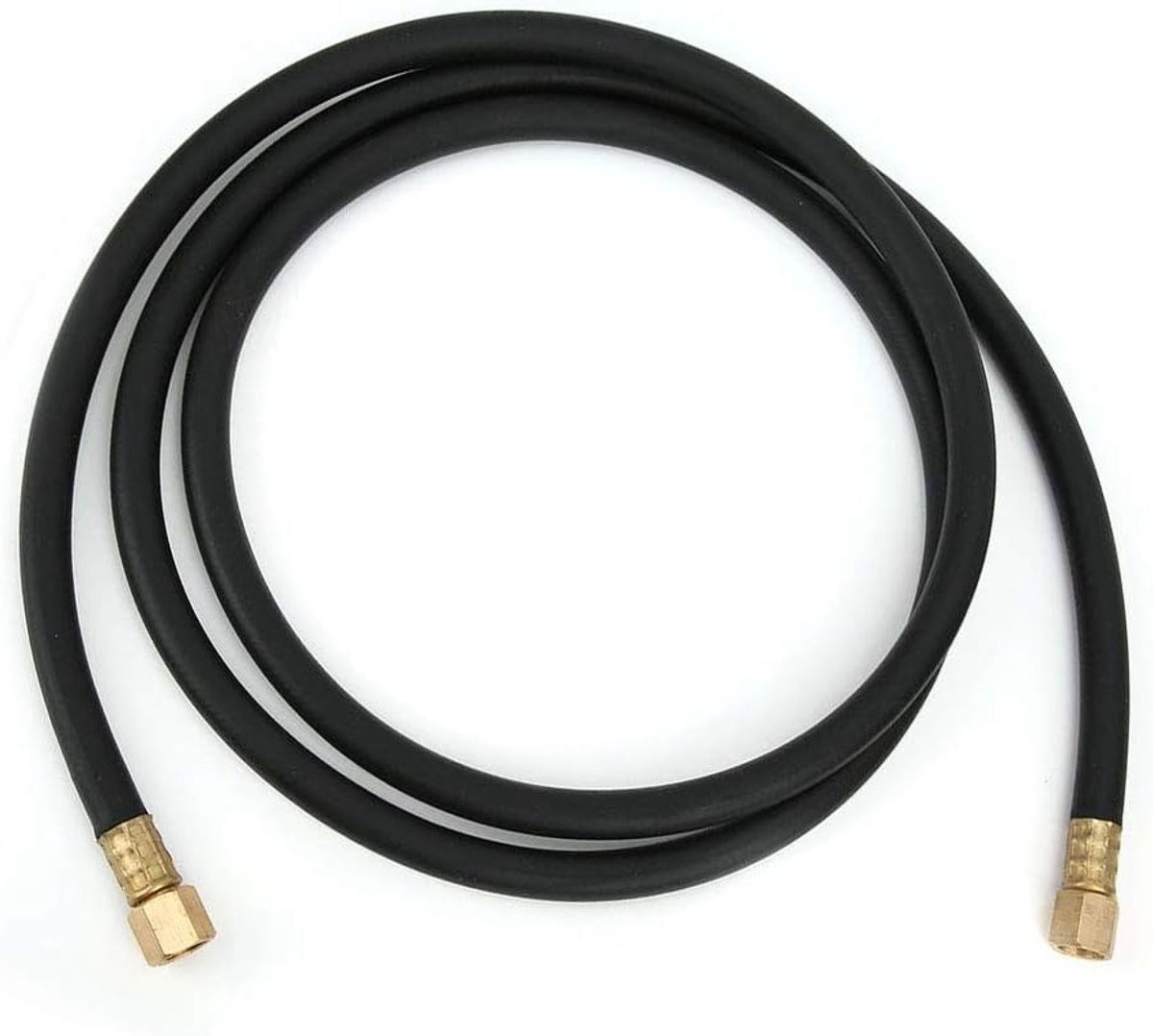 Hoogwaardige Inert Gas Slang met Rubber Mesh - Flexibele Gas Slang voor Lasverbindingen en Compressed Air - Geschikt voor Stikstof, CO2 en Argon (2m/6.6ft)