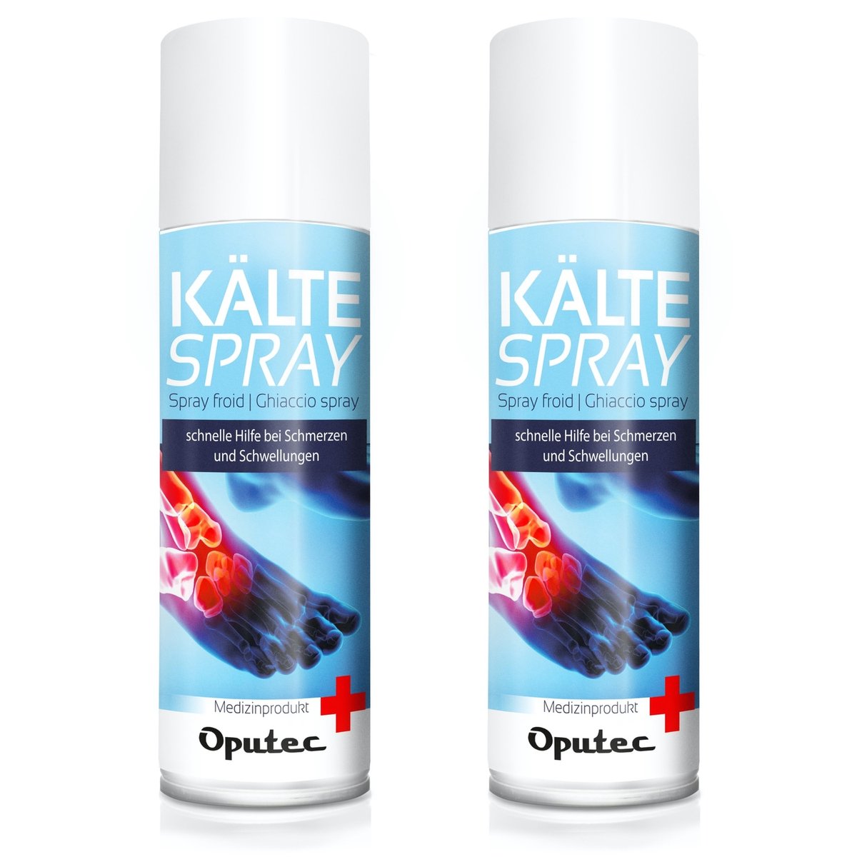 Oputec 3 x 400ml coldspray klassiek – koelspray sportspray – medisch hulpmiddel – voor sportblessures