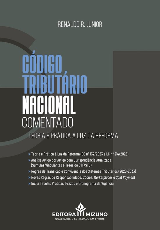 Código Tributário Nacional Comentado - cover